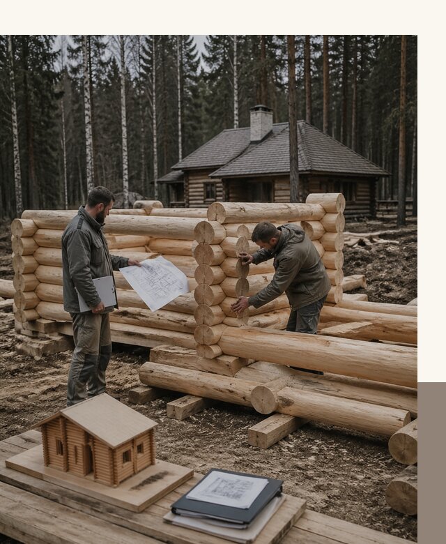 Проектирование и строительство домов из бревна в Изобильном