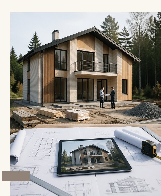 Заказать проект дома 8 на 7 в Изобильном цена от 36358 р А3дПро-Збл